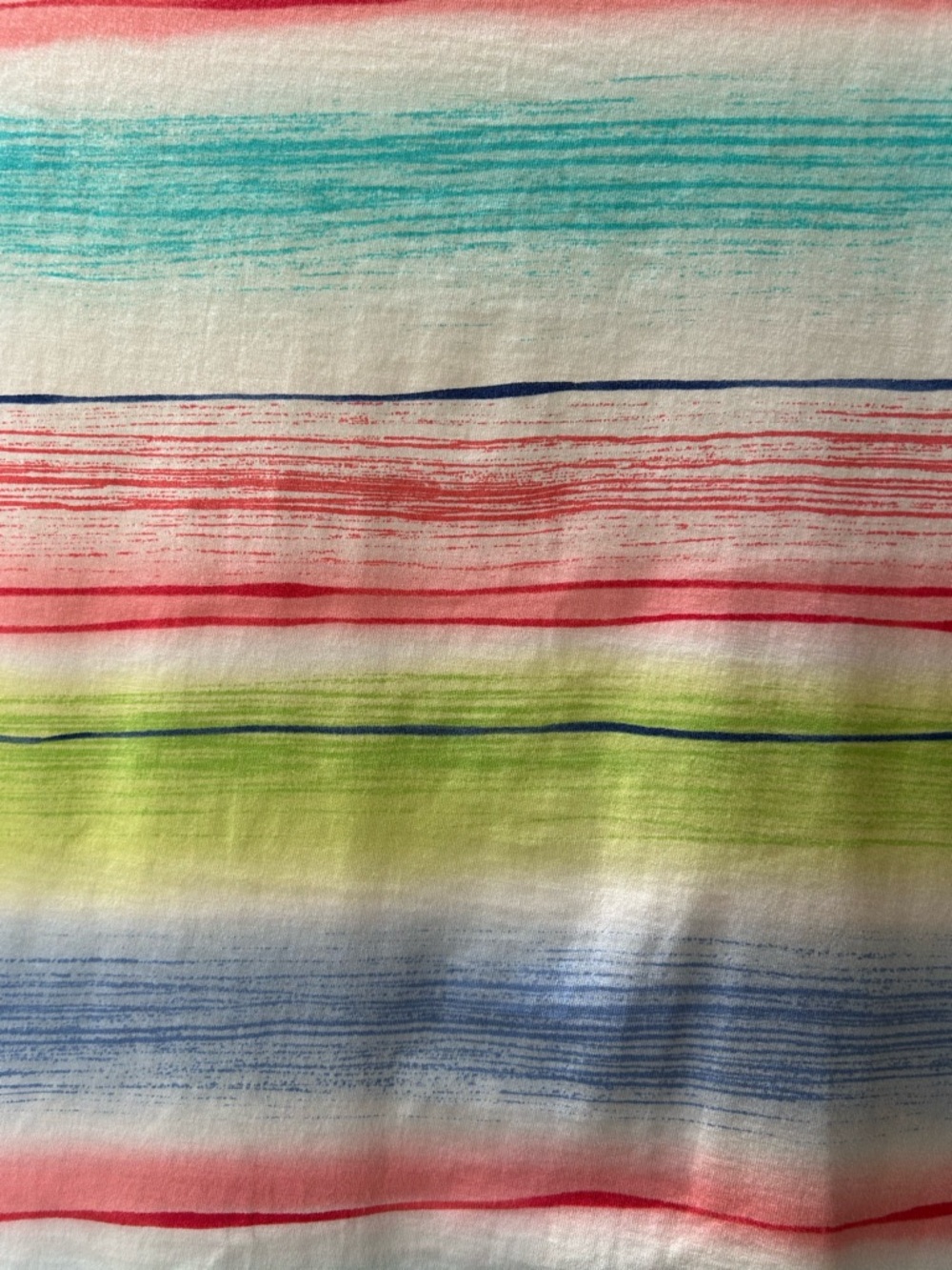 Talbots Multicolor Provincetown Striped Pima Cotton Long Sleeve Tee Size M - Picture 5 of 9